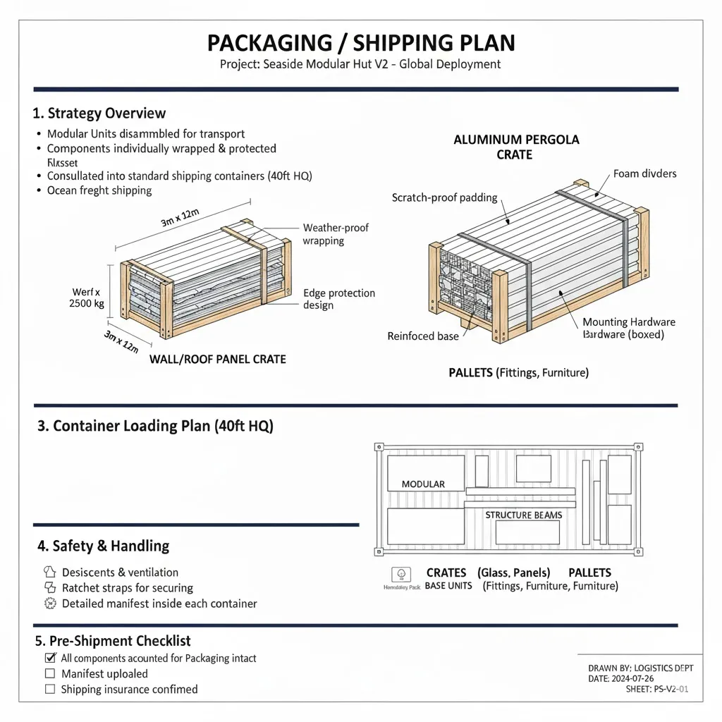 Verpackungs- und Versandplan
