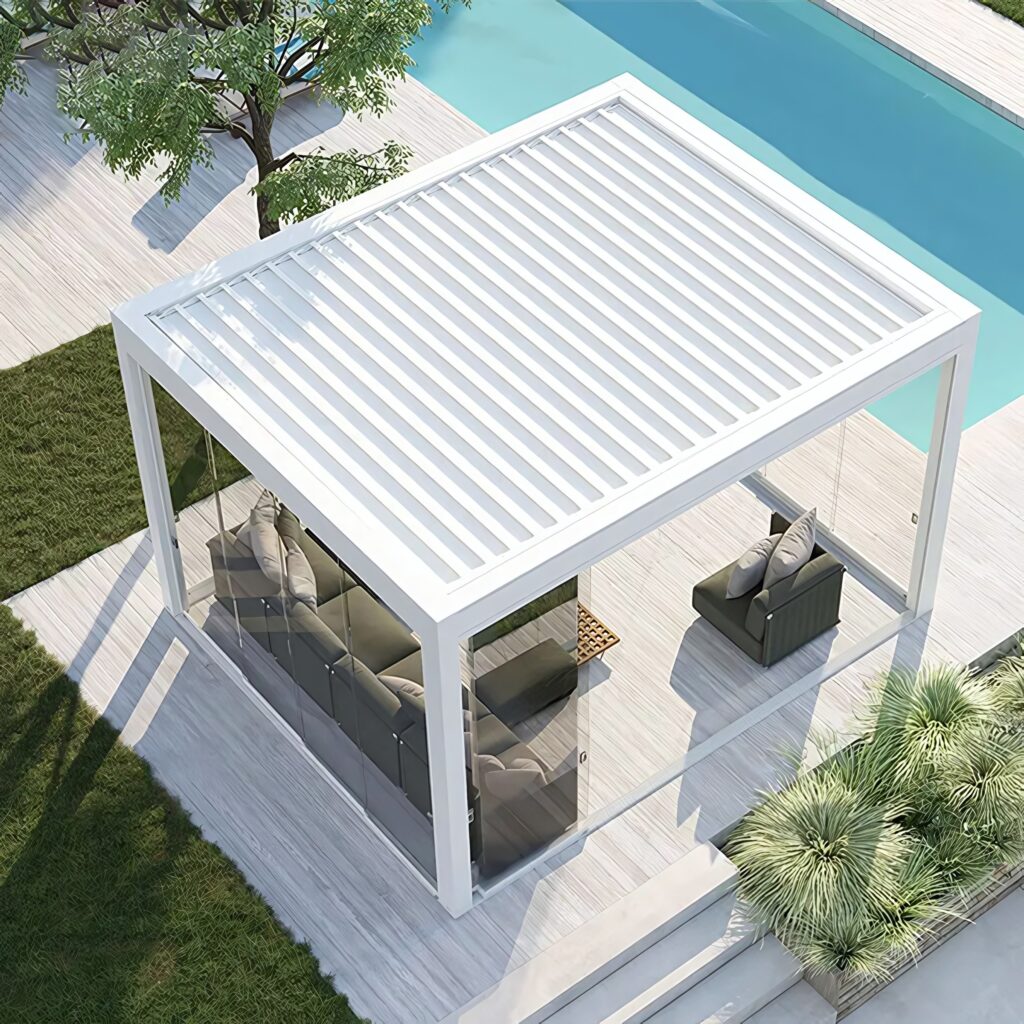 Diseños de pérgolas modernas para cada patio: ¡Encuentra la perfecta! 4 Pérgola SmartBase 1410