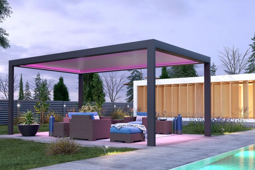 bioclimatic aluminum pergolas