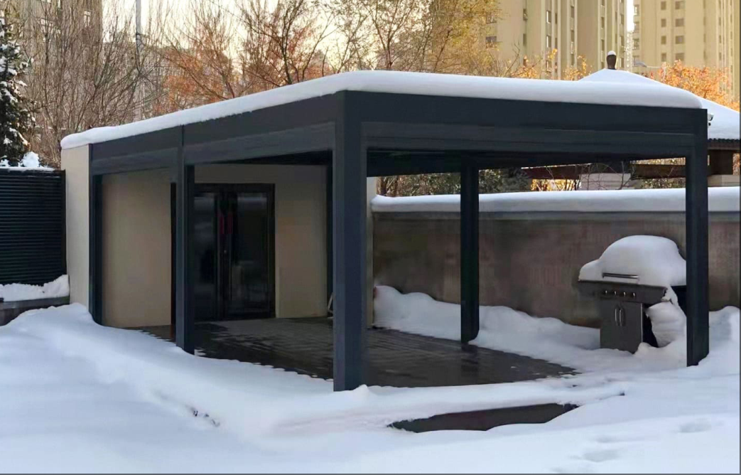 FAQ 1 Pictures of snow on the pergola