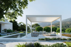 Aluminum pergola systems from Progolas - Style 2117