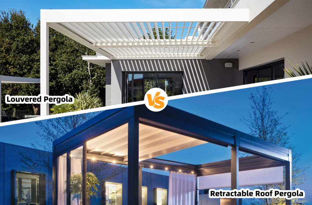 Louvered Pergola vs Retractable Roof Pergola: Which One Is Right for You? 7 Louvered Pergola vs Retractable Roof Pergola: Which One Is Right for You?
