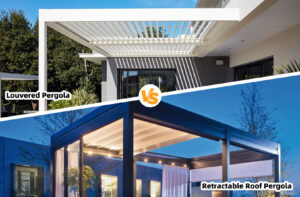 Pérgola con lamas vs. pérgola con techo retráctil: ¿cuál es la adecuada para usted?