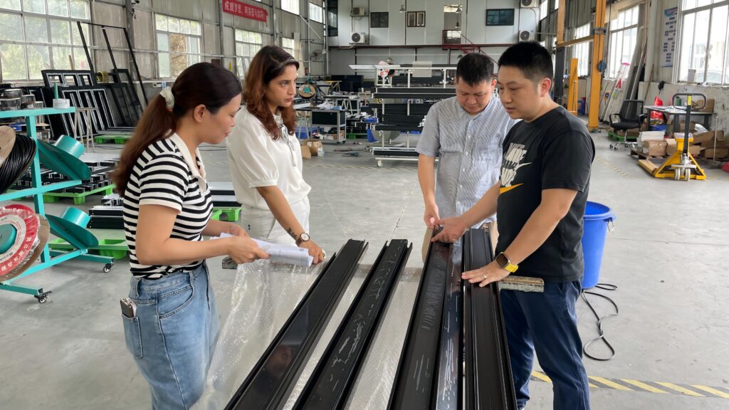 Nepalese Customer Visits Our Factory to Explore Aluminum Pergola Solutions 7 28(1)