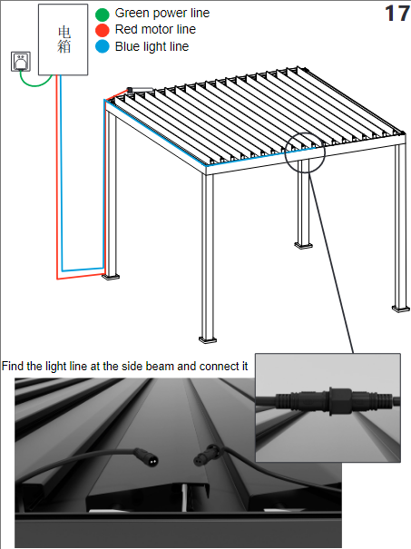 2115 Type Flip-Flop Louvered Pergola: Installation and Construction Guide 14 6