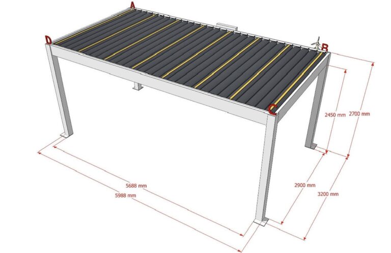 pergola drawing
