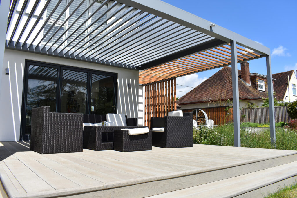 Nepalese Customer Visits Our Factory to Explore Aluminum Pergola Solutions 4 DSC 0100