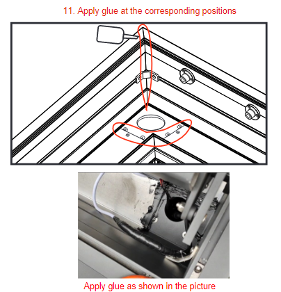 2115 Type Flip-Flop Louvered Pergola: Installation and Construction Guide 9 2115 glue distribution