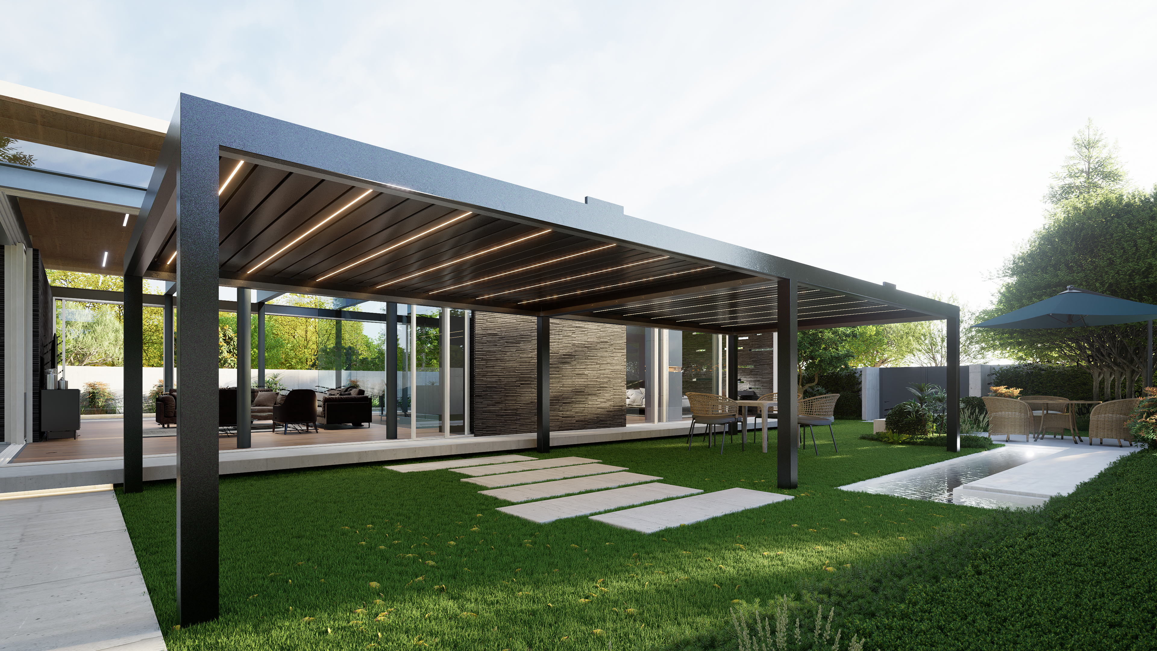 Pergola vs Gazebo: Main Differences 1 pérgola de aluminio