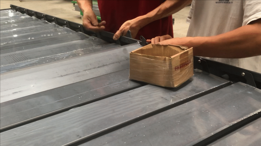 Installing awning louver blades