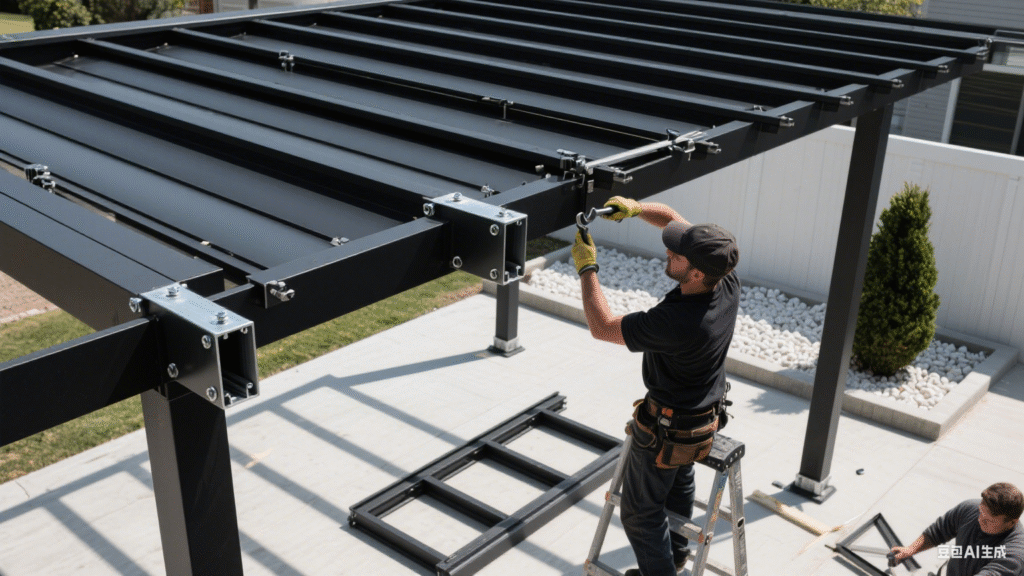 aluminum pergola installation cost