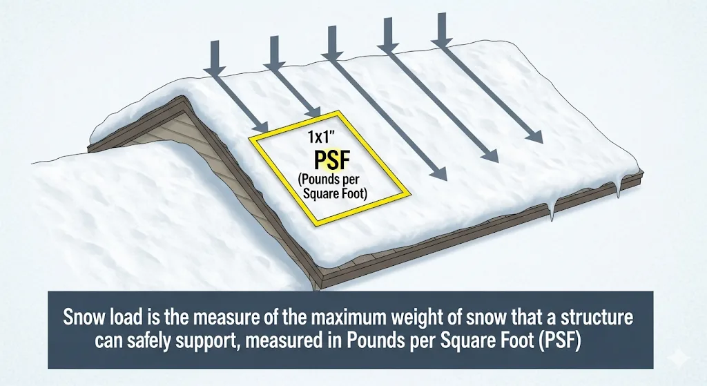Snow load is an important indicator for measuring structure