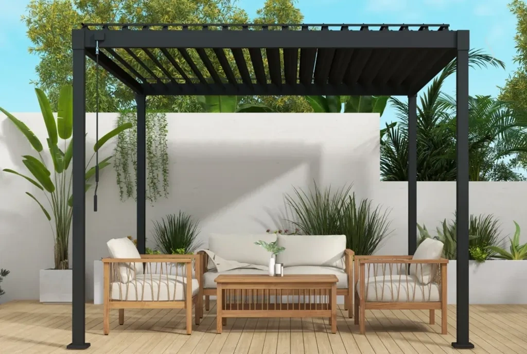Manual pergola