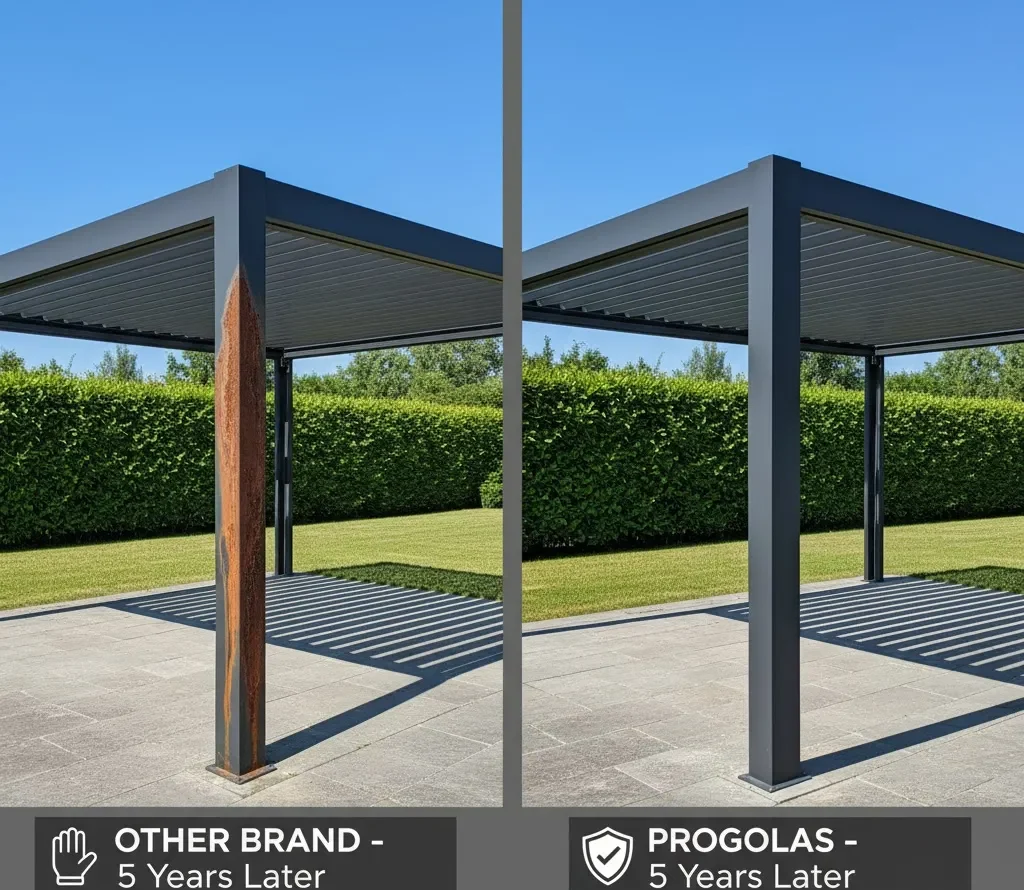 Usuarios de otras marcas de pérgolas (5 años) vs. Usuarios de otras marcas de pérgolas (5 años)