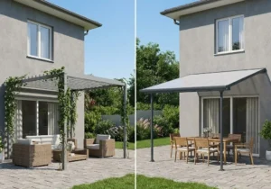 Pérgola de alumínio versus cobertura de pátio