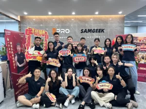 A group photo of the APRO sales team.