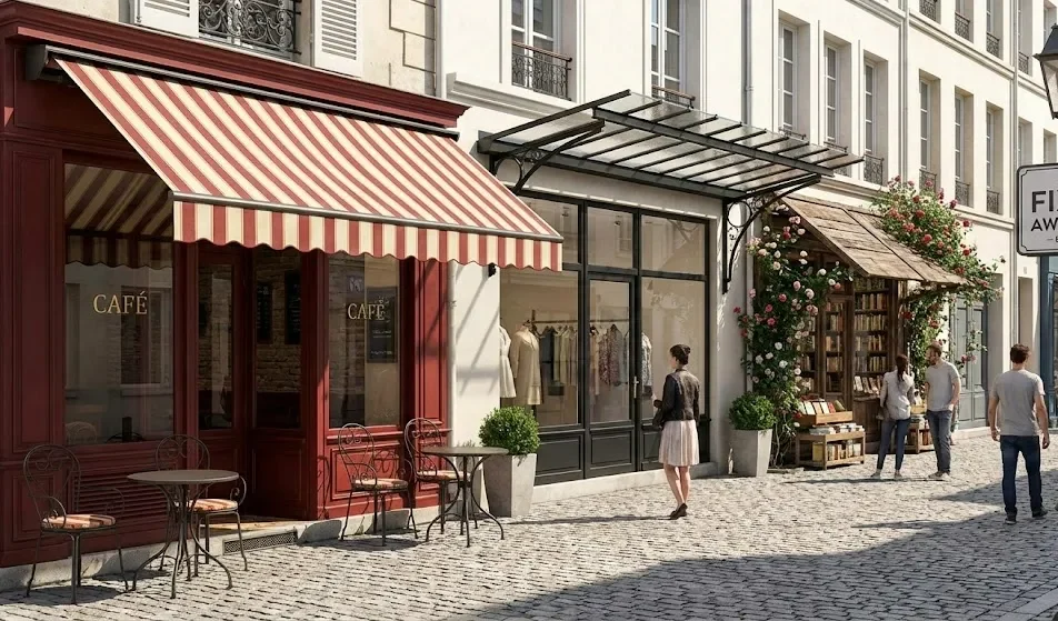 固定式オーニング