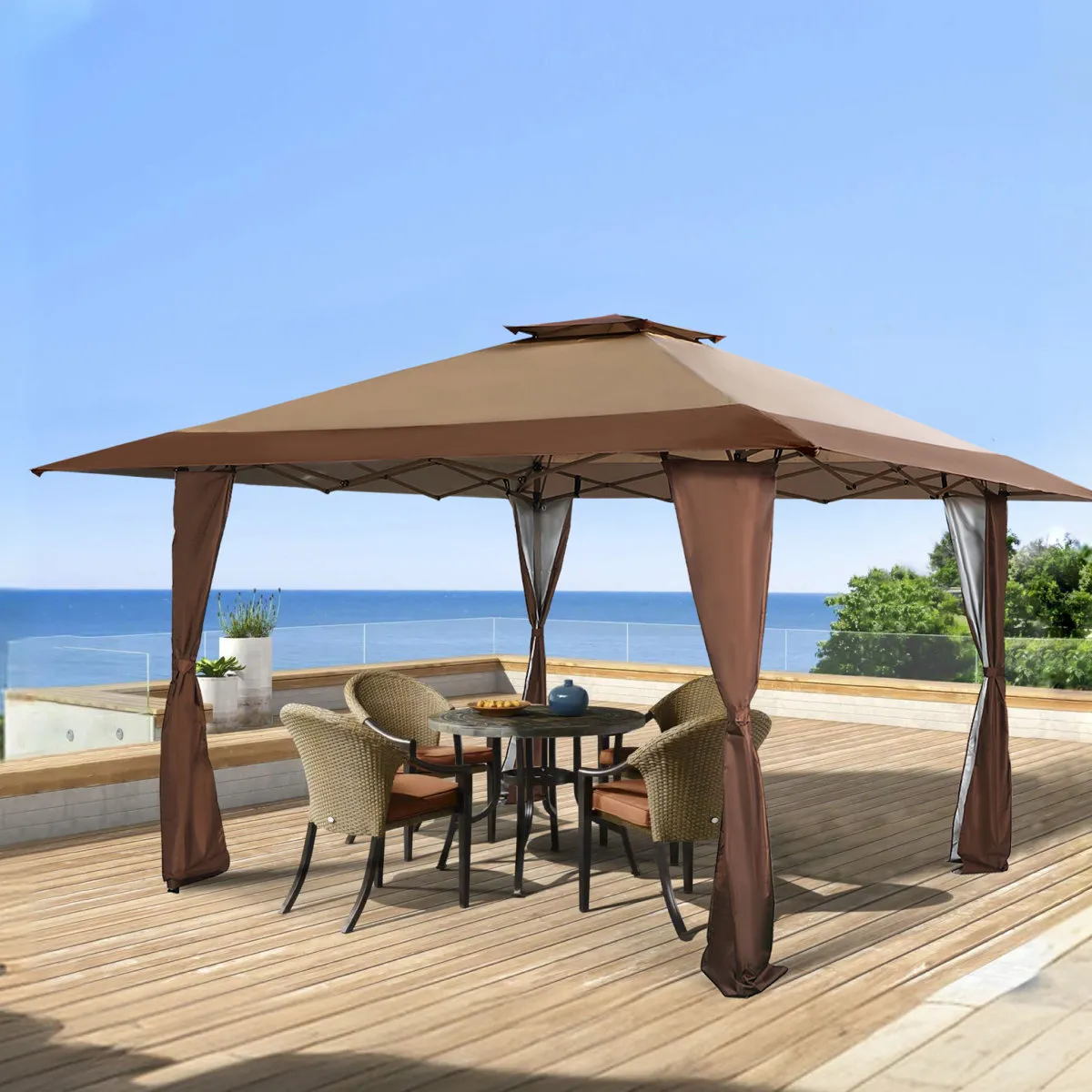 自立型パティオキャノピー（ガゼボスタイル）