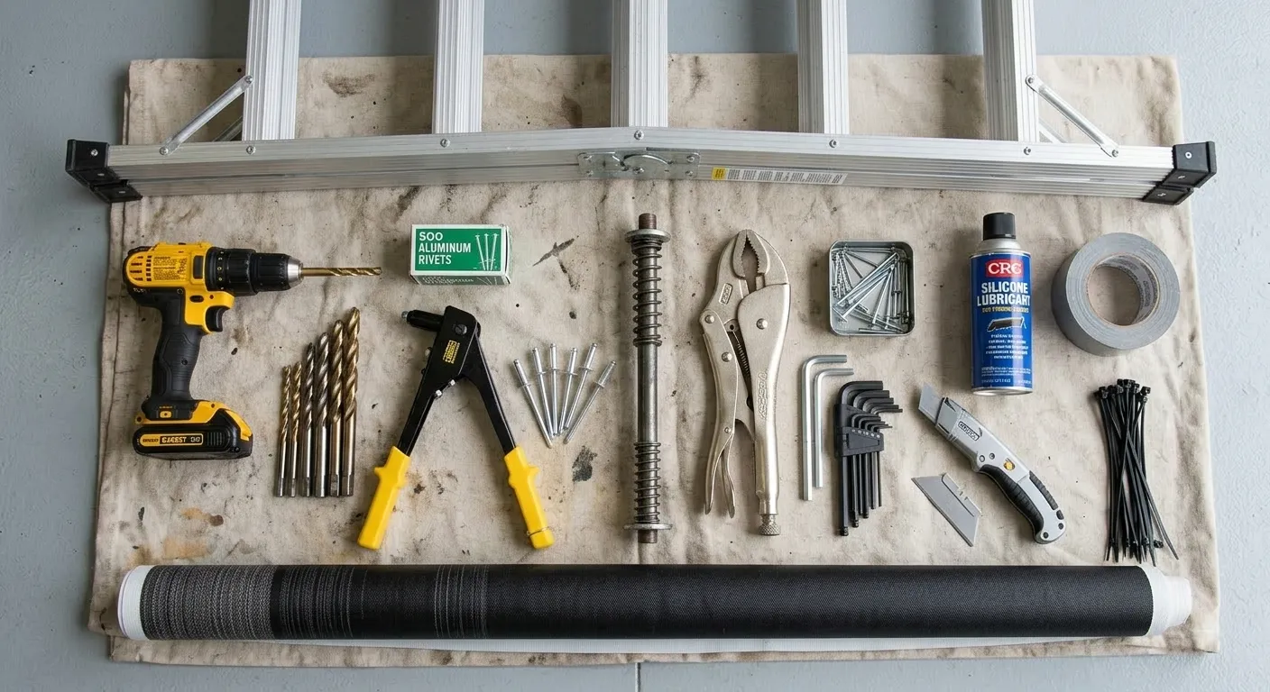 Инструменты для замены навеса